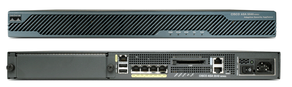 Cisco ASA 5540 Series Firewall Front and Back View