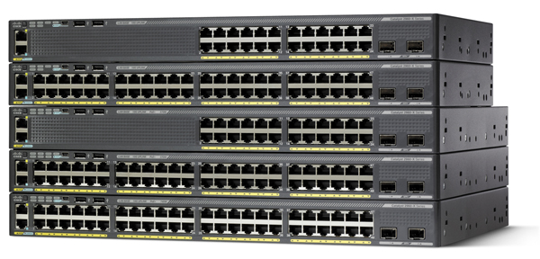 Cisco Catalyst 2960X Series Switch with Two SFP+ Uplink Interfaces