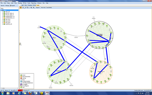 Use the 'Selected VLAN' dropdown menu to select any available VLAN index in the entire system topology.